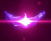 ققنوس بنفش داماش